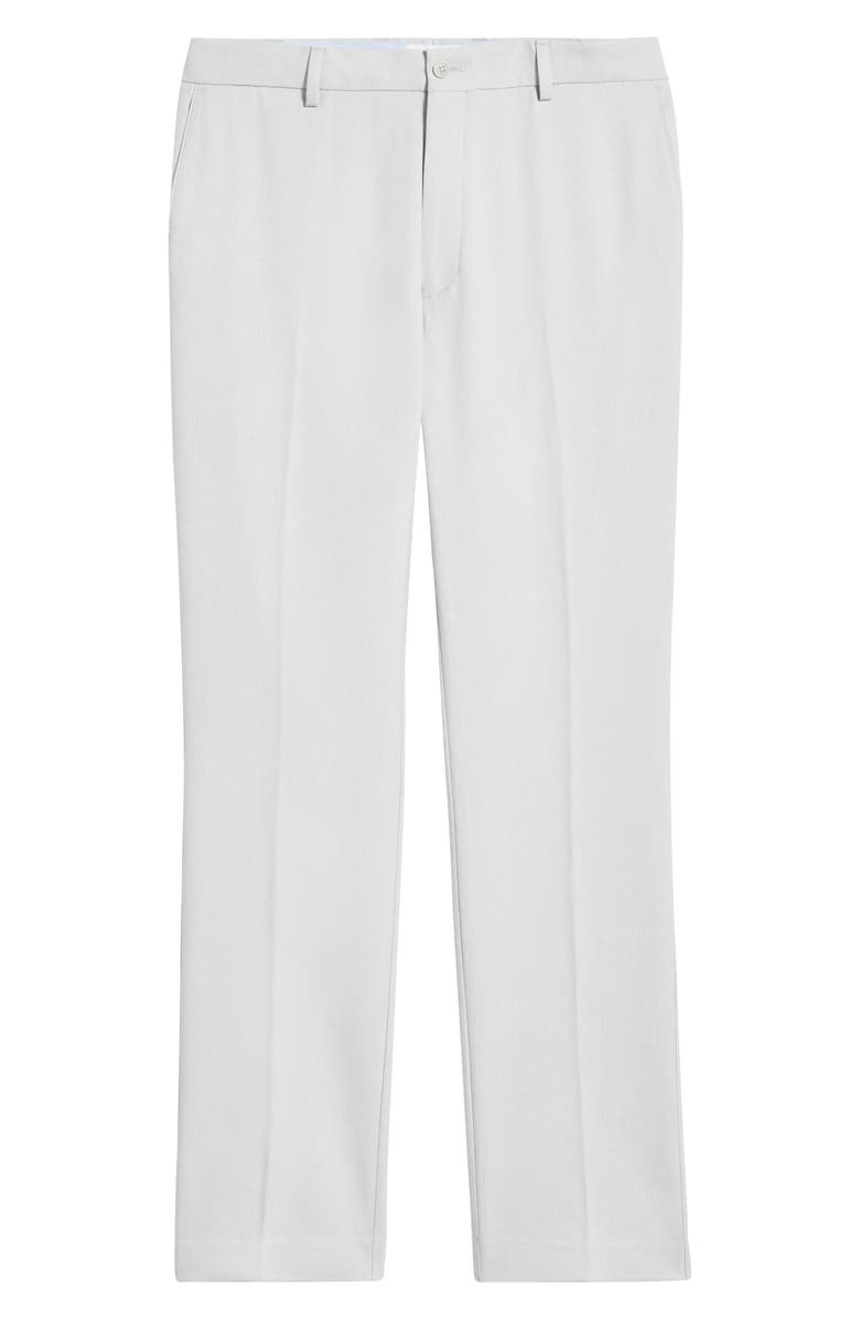 Peter Millar Mèlange Flat Front Dress Pants, Alternate, color, British Grey