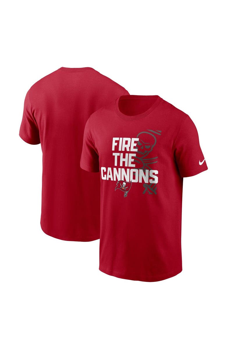 Nike Men's Nike Red Fire The Cannons Tampa Bay Buccaneers Local Essential T-Shirt, Main, color,