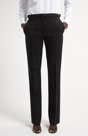 パンツ The Row FW24 Black wool Jesse pant (8303W2794 BLK) The Row Black wool trousers | TheDoubleF