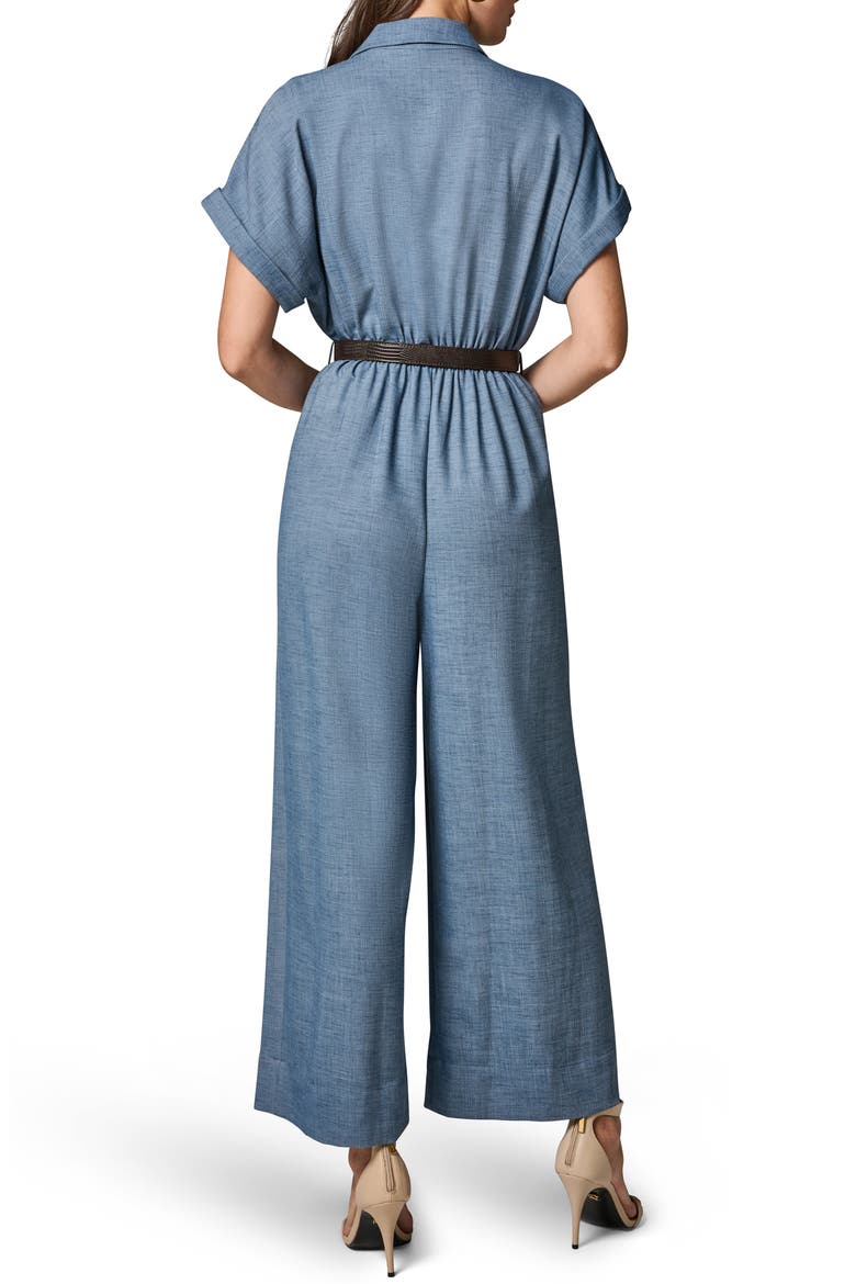 Belted Jumpsuit, Alternate, color, MARINA