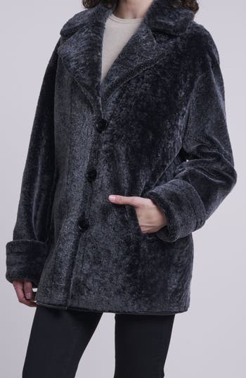 Blue Duck Genuine Shearling In Gray