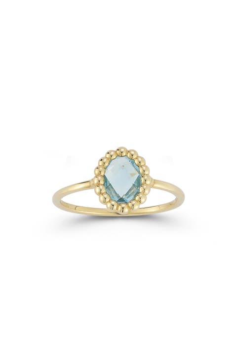 Blue Topaz Ring