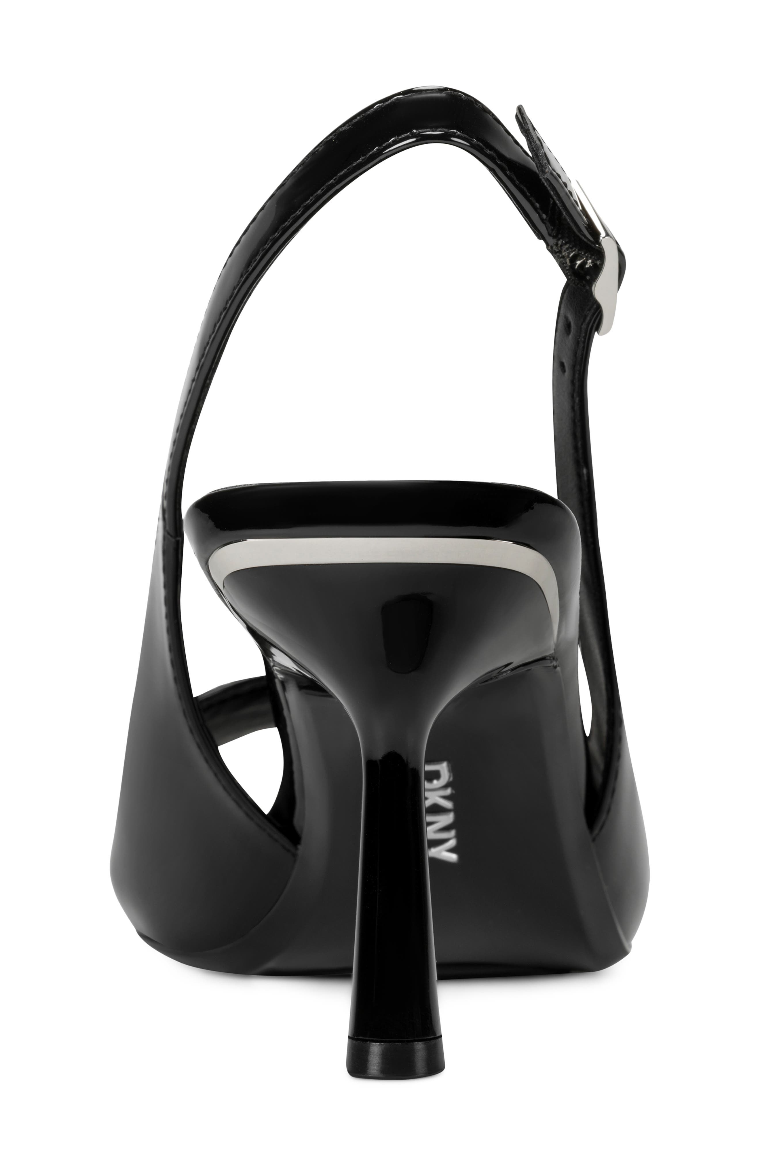 DKNY Niarsa Slingback Sandal, Alternate, color, Black
