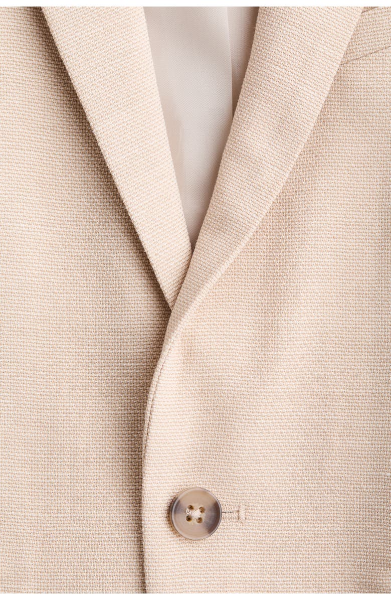 H&M Single-breasted Jacket, Alternate, color, Light Beige