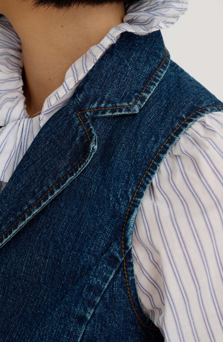 Alex Mill Arya Denim Vest, Alternate, color,