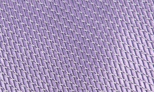 Nordstrom Haskin Textured Solid Silk Tie In Purple