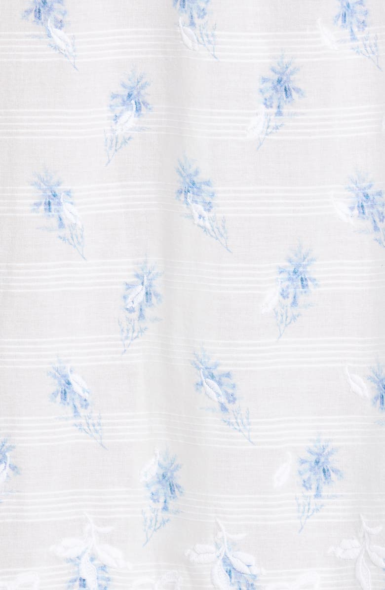 LoveShackFancy Sandy Lace Inset Midi Dress, Alternate, color,