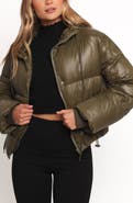 Petal & Pup Archie Hooded Puffer Jacket