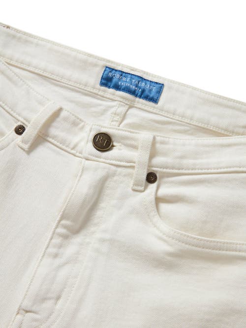 Robert Talbott Hudson Comfort Stretch 5 Pocket Pant In White