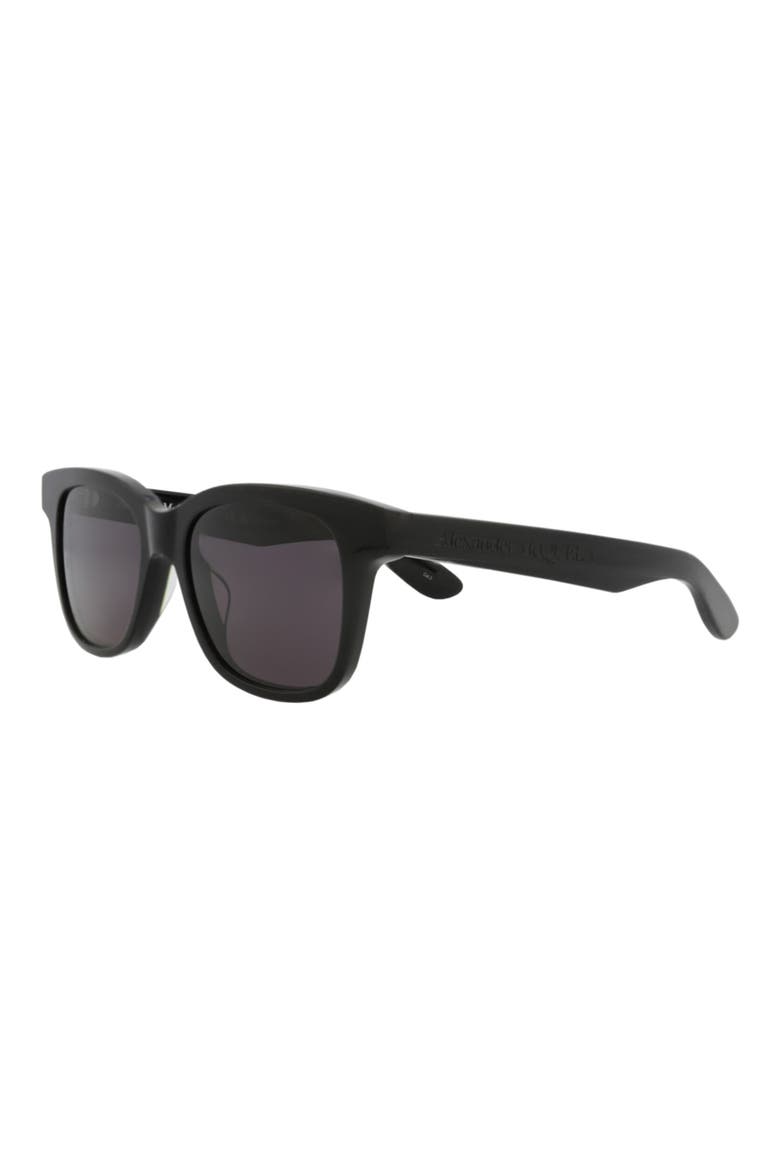 52mm Square Sunglasses, Alternate, color, BLACK BLACK GREY