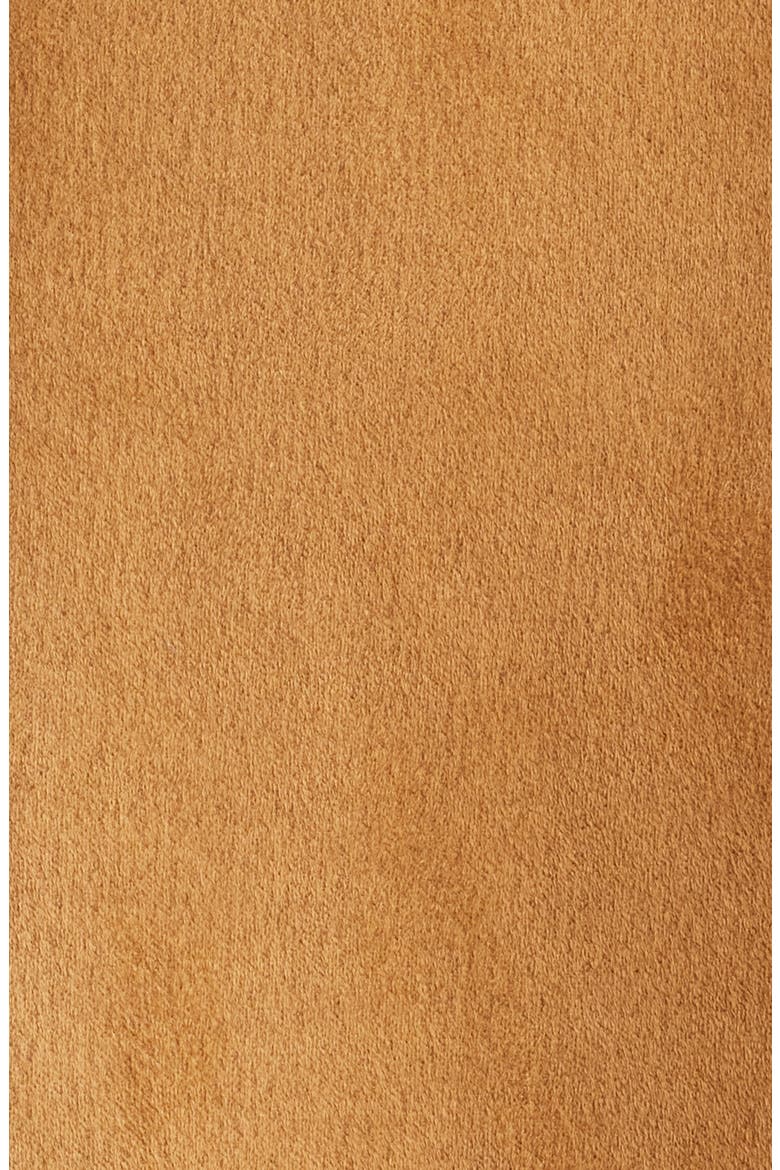Faux Suede & Faux Shearling Jacket, Alternate, color, COGNAC/ IVORY