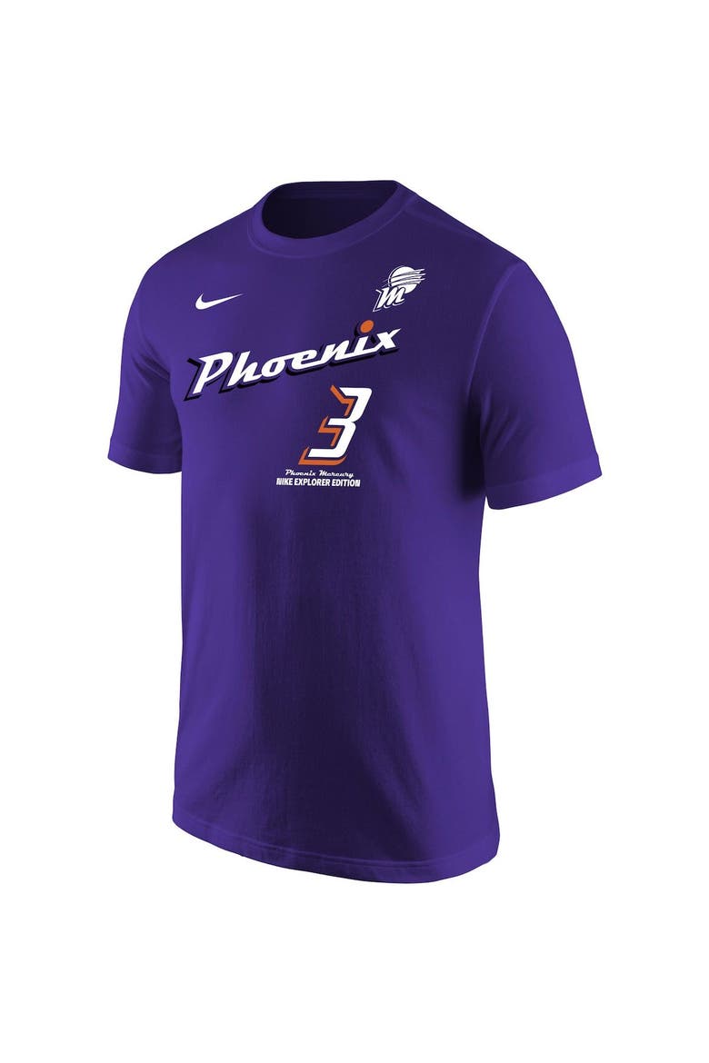 Men's Nike Diana Taurasi Purple Phoenix Mercury Explorer Edition Name & Number T-Shirt, Alternate, color, Purple