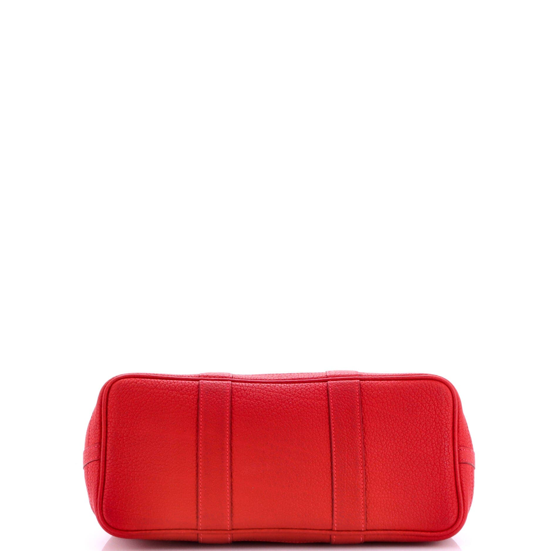 Garden Party Tote Leather 30, Alternate, color, Red