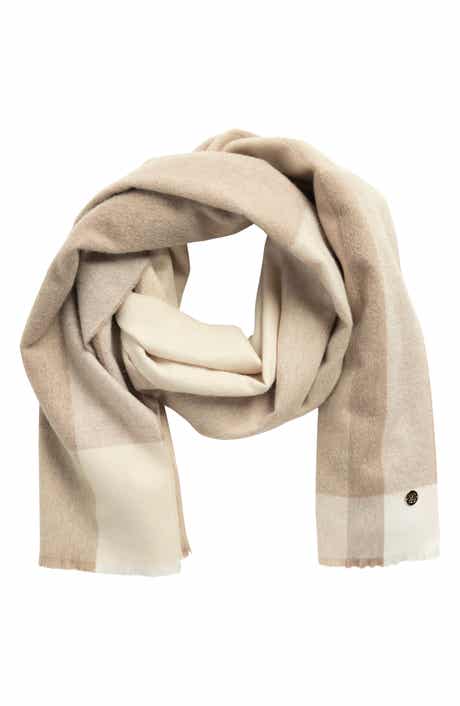 Bruno Magli Plaid Cashmere Scarf