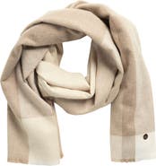 Bruno Magli Plaid Cashmere Scarf