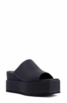 SHUSHOP Karlie Platform Slide Sandal
