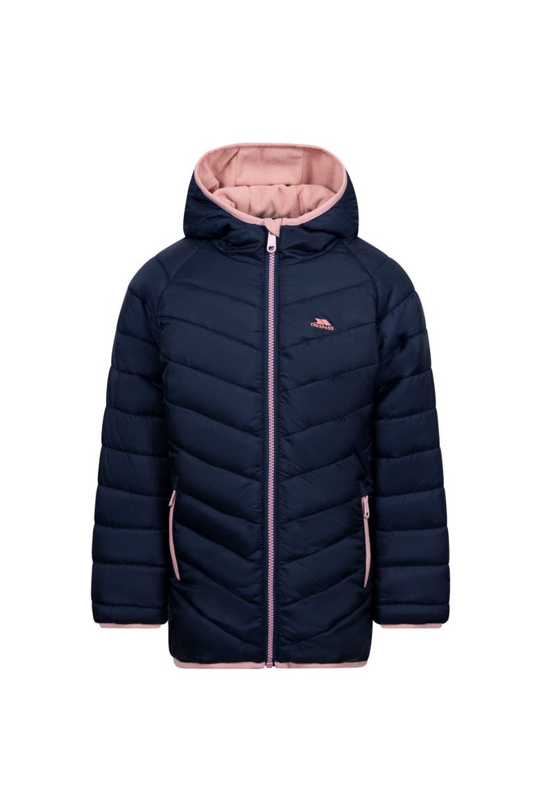 Childrens/kids Valard Quilted Jacket, Main, color, Navy