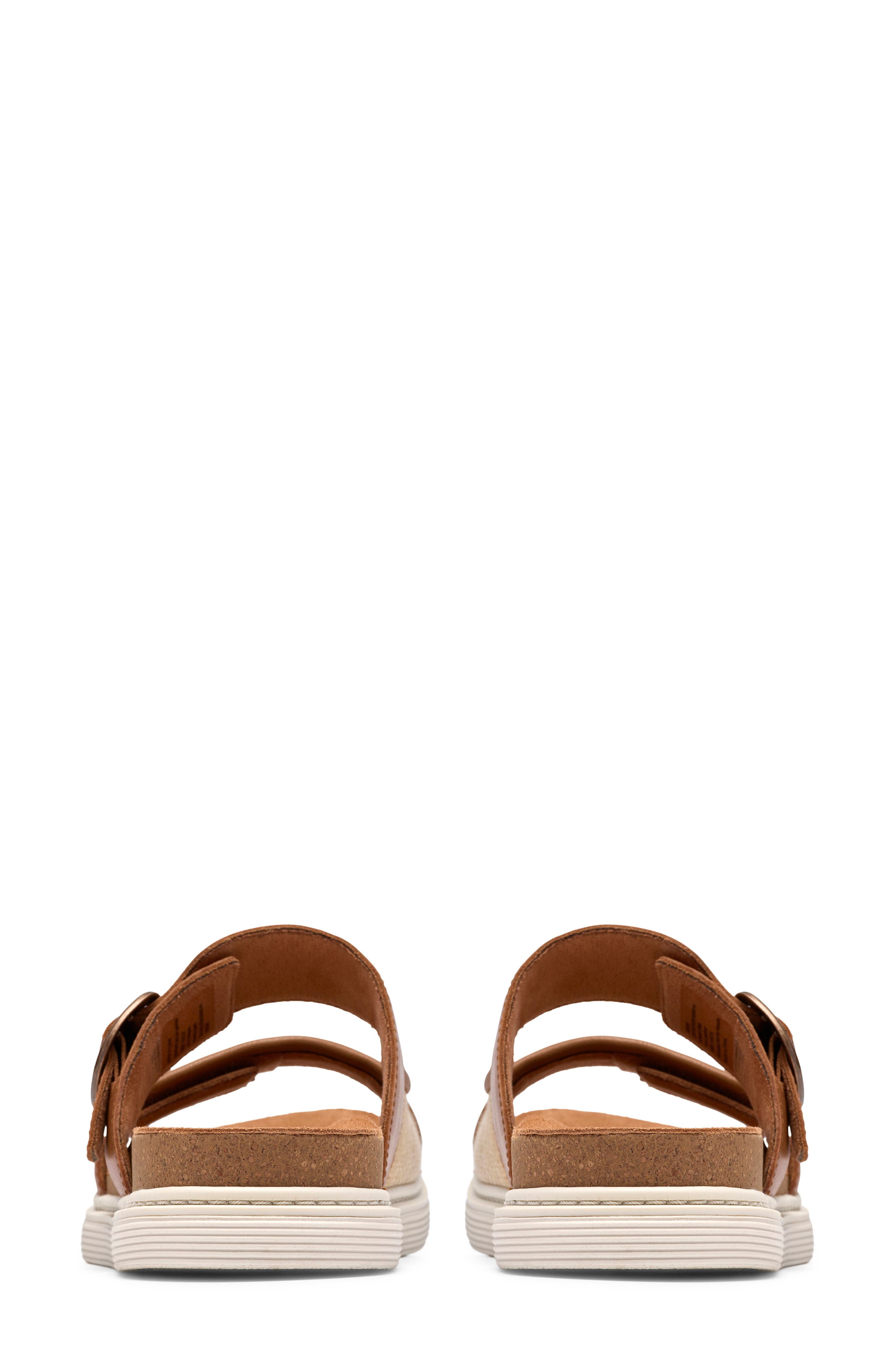 Arwell Step Sandal, Alternate, color, TAN LEATHER