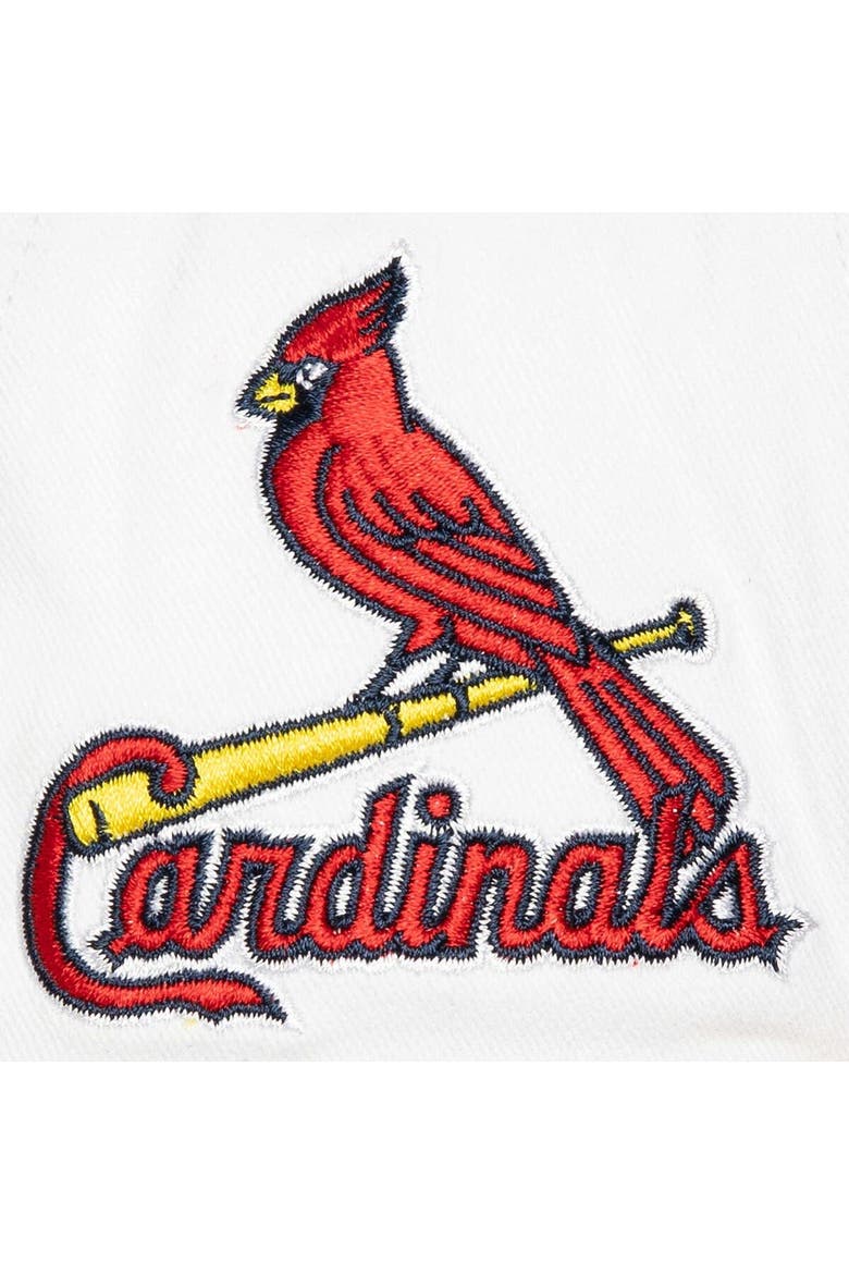 Men's Mitchell & Ness White St. Louis Cardinals Cooperstown Collection Tail Sweep Pro Snapback Hat, Alternate, color, White