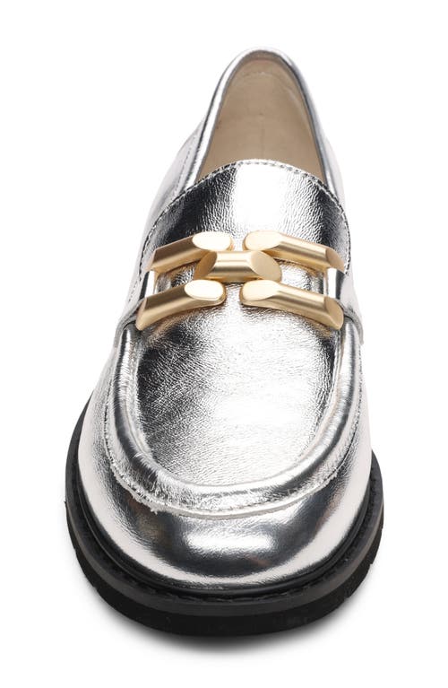 Sanctuary Whitney Bit Loafer In Silver