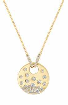 Kiera 18k Gold Diamond Pendant Necklace