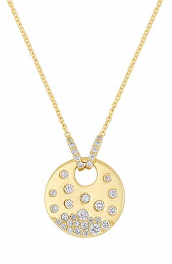 Kiera 18k Gold Diamond Pendant Necklace