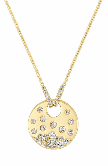 Kiera 18k Gold Diamond Pendant Necklace
