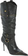 Jeffrey Campbell Headturner Pointed Toe Western Boot