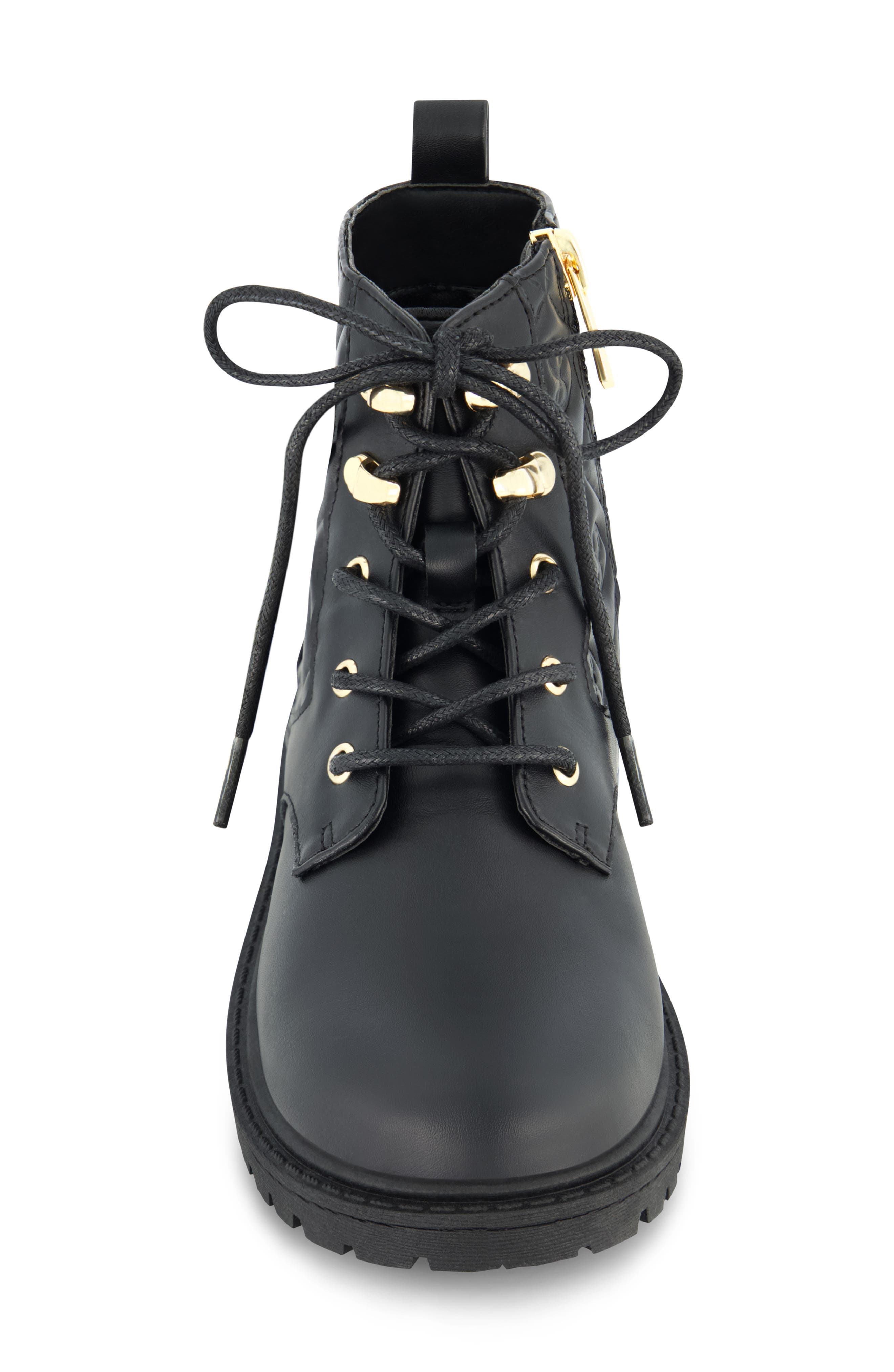 SAM & LIBBY Kids' Combat Boot, Alternate, color, Black