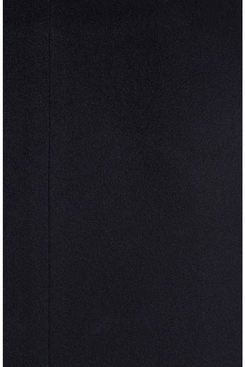 Stand Collar Cashmere Coat, Alternate, color, BLACK