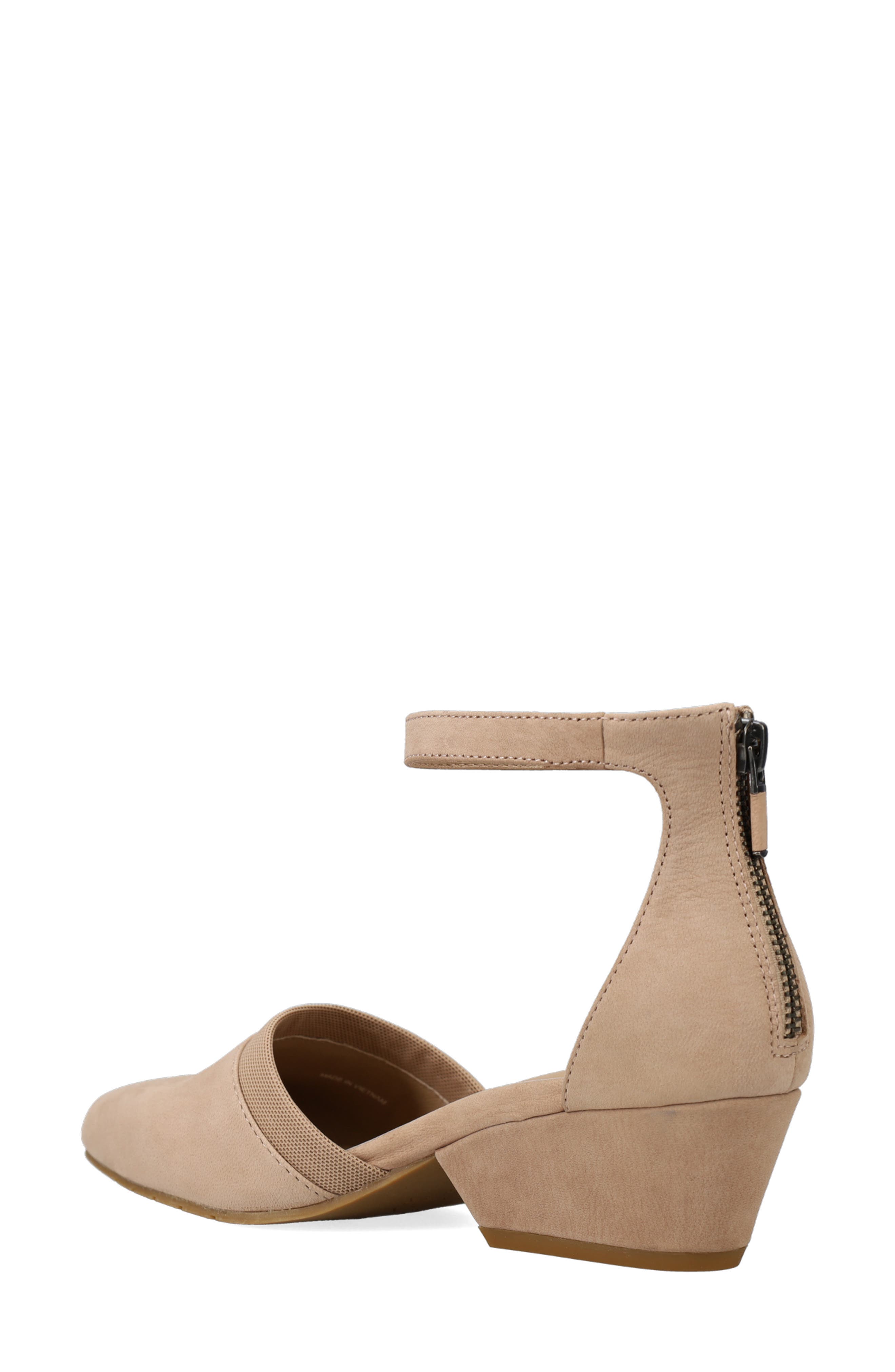 Eileen Fisher Halli Ankle Strap Pump, Alternate, color, Stone