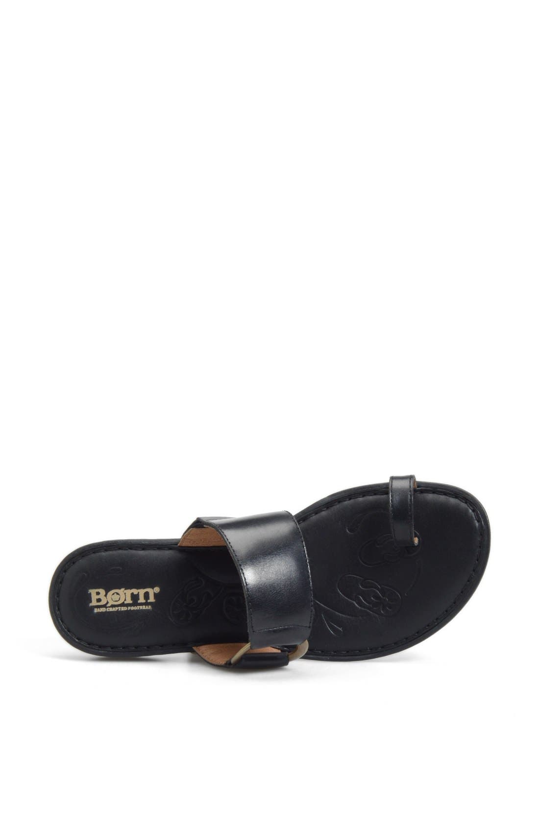 BORN YANA SANDAL, Alternate, color, BLACK