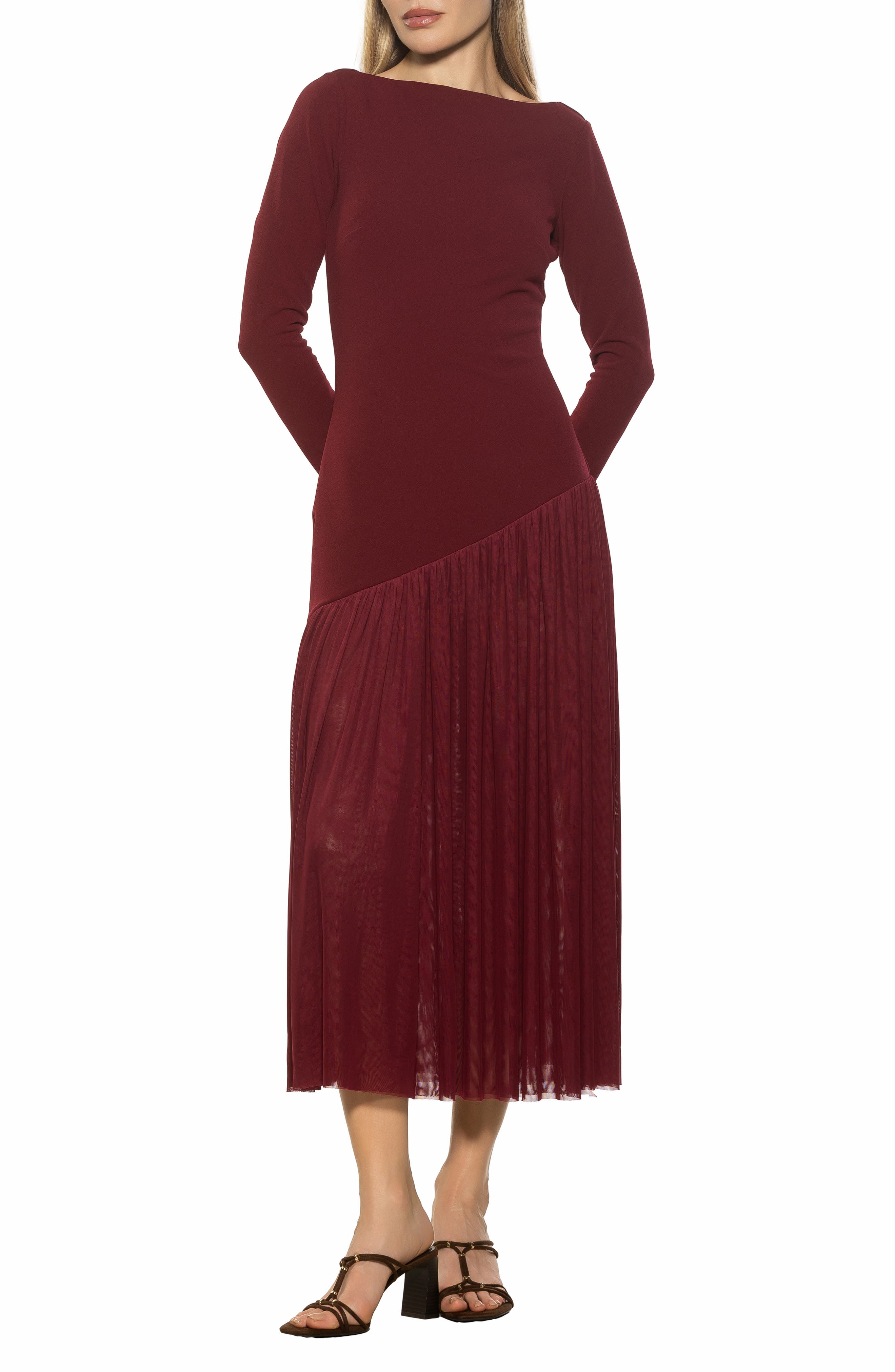 Elaris Asymmetric Maxi Dress