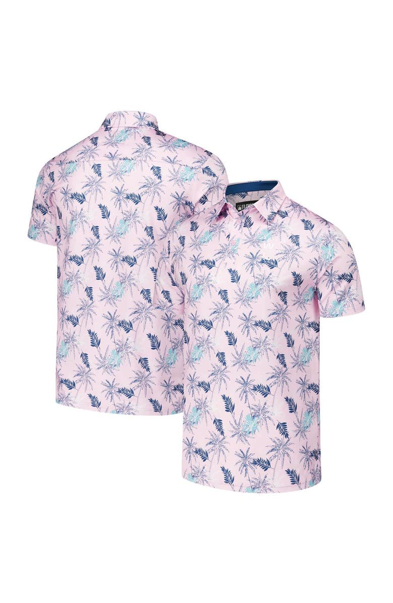 FLOMOTION Men's Flomotion Light Pink WM Phoenix Open Breezy Banks Polo, Main, color, Light Pink