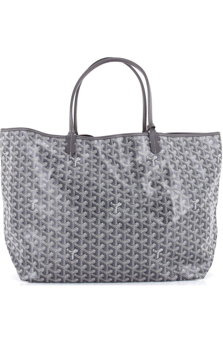 Pre-Owned Goyard Saint Louis Tote Coated Canvas GM, Alternate, color, Gray