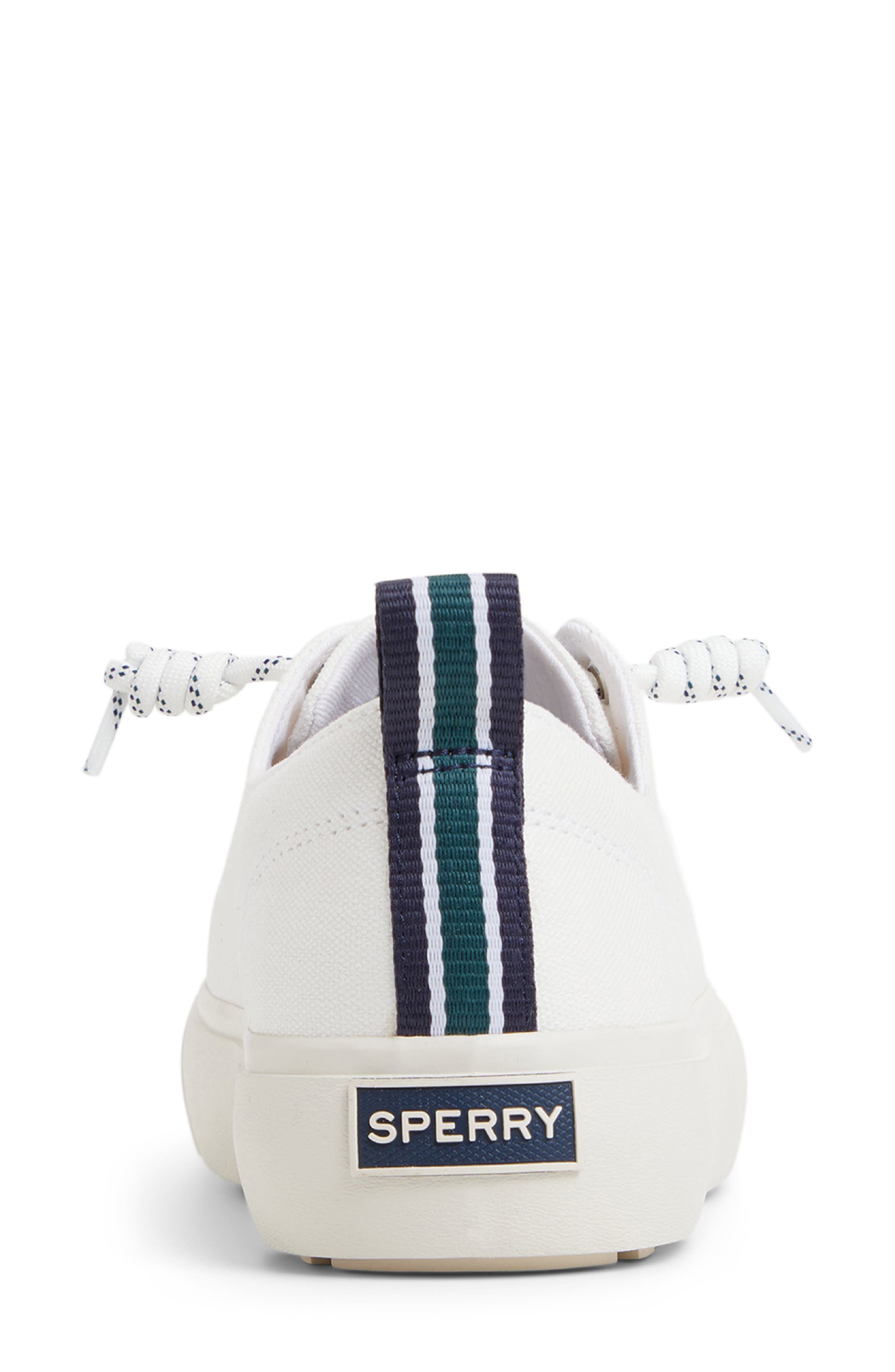 Sperry Cove Lace-to-Toe Sneaker, Alternate, color, White
