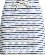 Madewell Tuck Stitch Tie Waist Miniskirt