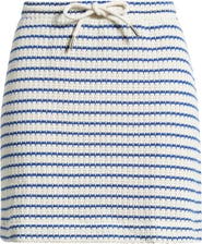 Madewell Tuck Stitch Tie Waist Miniskirt