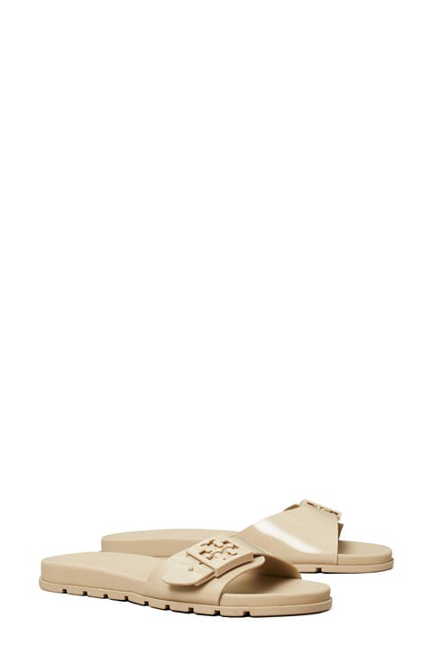 Buckle Slide Sandal (Women)