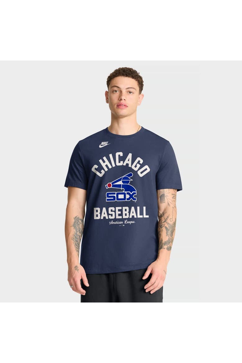 Men's Nike Navy Chicago White Sox Cooperstown Collection T-Shirt, Main, color, Navy