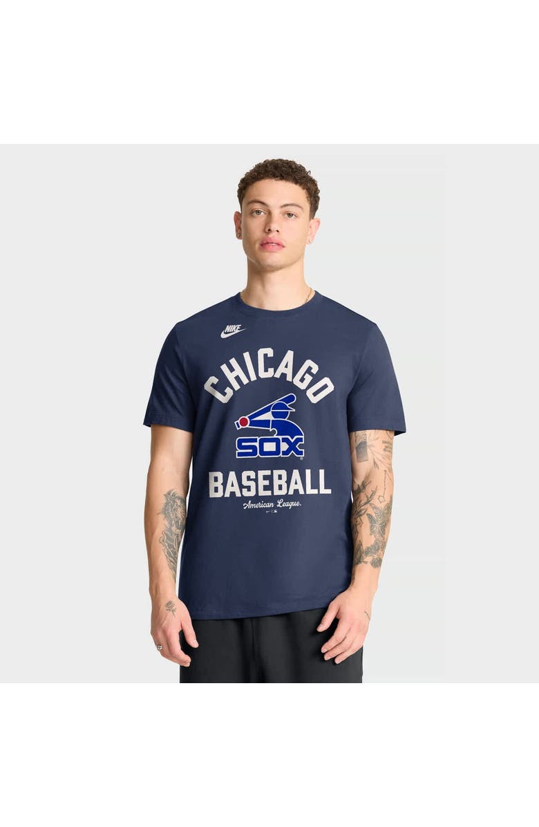 Nike Men's Nike Navy Chicago White Sox Cooperstown Collection T-Shirt, Main, color, Navy