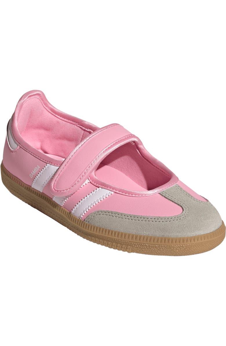 adidas Kids' Samba Jane Sneaker, Alternate, color, Light Pink/ White/ Gum