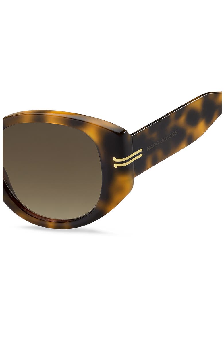 Round Sunglasses, Alternate, color, HAVANA/ BROWN GRADIENT