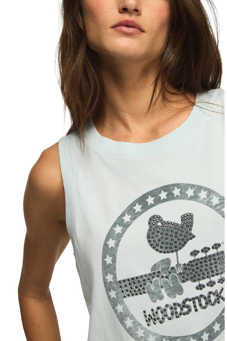 Woodstock Crystal Embellished Muscle Tank, Alternate, color, STARLIGHT BLUE