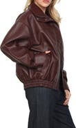 Stoosh Textured Faux Leather Jacket