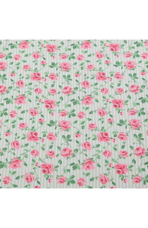 Betsey Johnson Flower Fun Sheet Set In Light Pastel Green