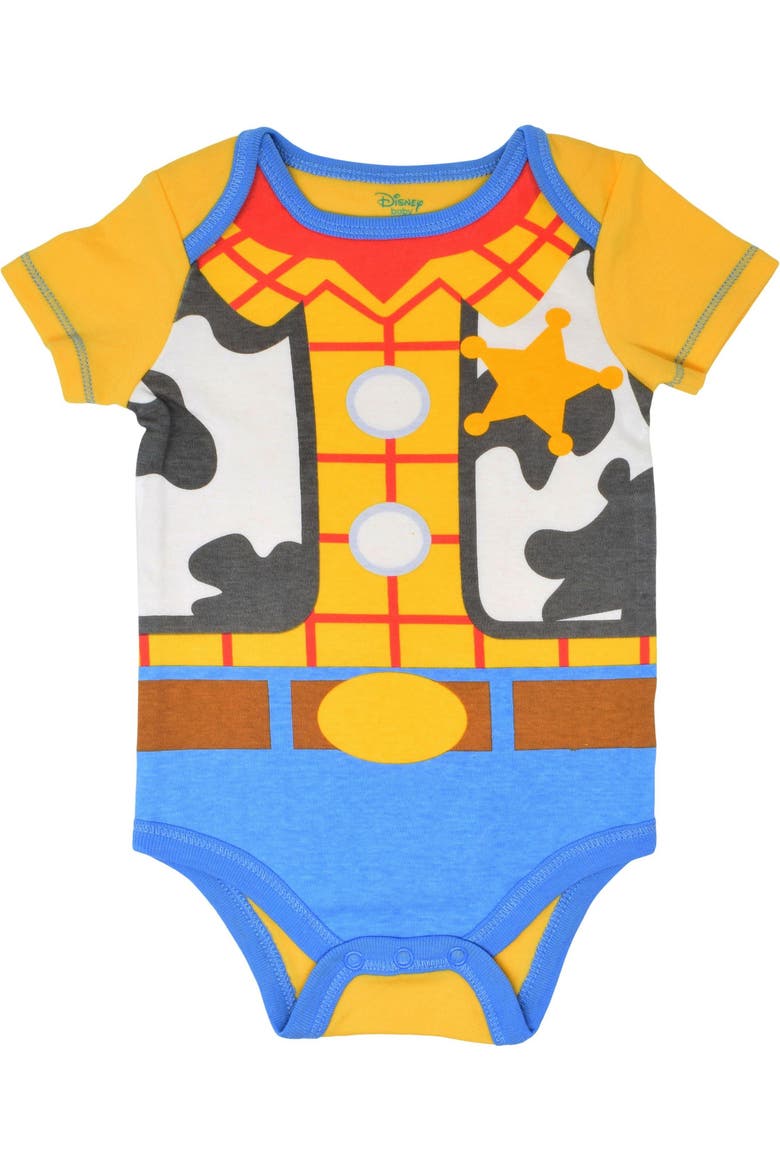 Pixar Boys' 5-Pack Short Sleeve Bodysuits, Alternate, color, Toy Story Blue Red