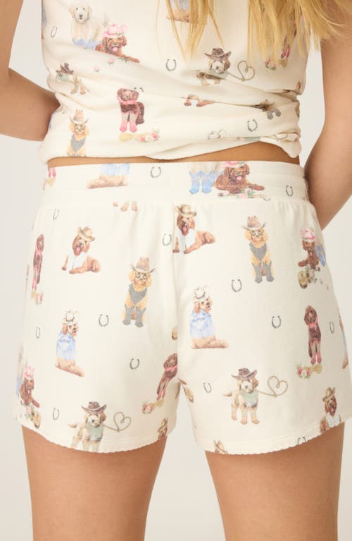 Pj Salvage Ruff On The Range Pajama Shorts In Multi