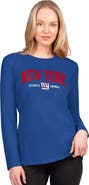 G-III 4HER BY CARL BANKS Women's G-III 4Her by Carl Banks  Royal New York Giants Best Play Long Sleeve T-Shirt