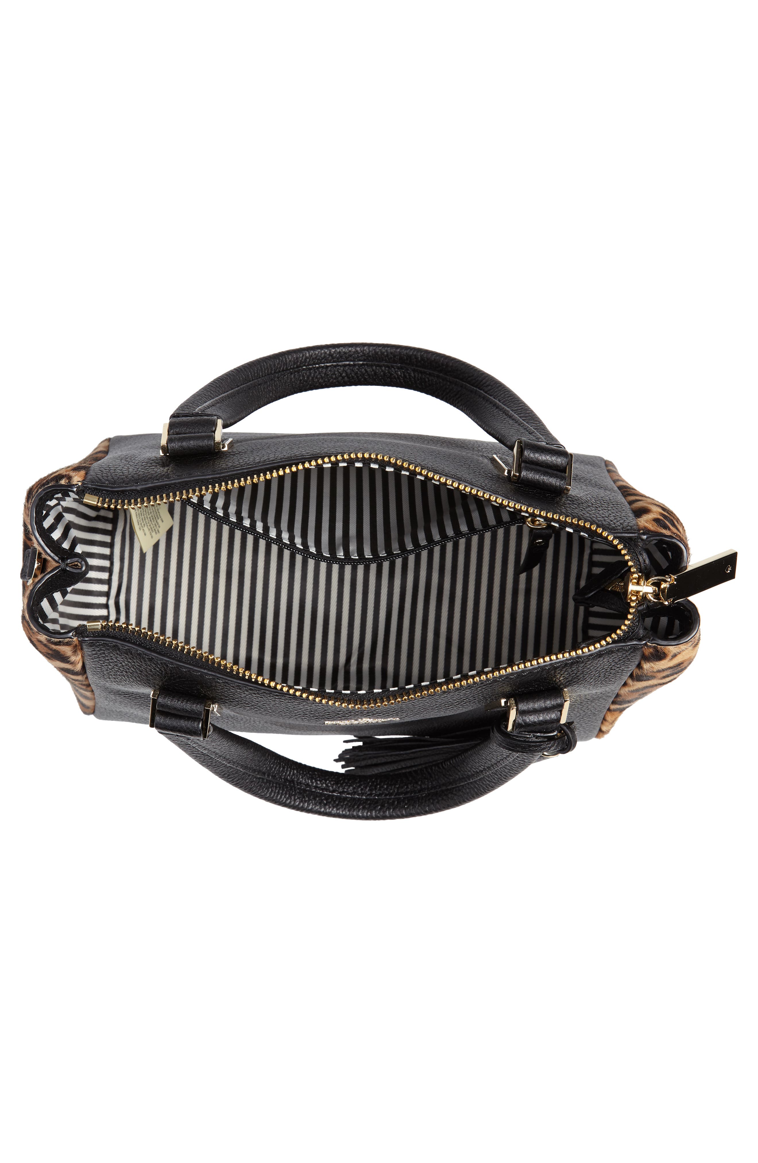 Kate Spade New York small kingston drive - alena genuine calf hair & leather satchel, Alternate, color, 